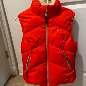 Nike reversible vest orange khaki